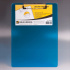 Доска-планшет "Energy", с верхним прижимом, А4, 22,6х31,5 см, пластик, 2 мм, синяя 