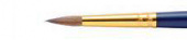 Кисть колонок круглая длинная ручка "1117" №6 для акварели sela