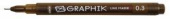 Ручка капиллярная Graphik Line Maker 0.3 сепия