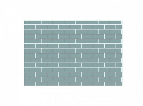 Стикер Brick Wall / серая стена 8x12 см sela25