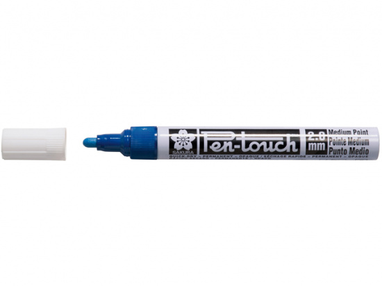 Маркер "Pen-Touch" средний стержень 2.0мм голубой