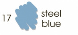 Маркер-кисть "Artists Brush", акварельные чернила на водной основе Steel Blue №17 