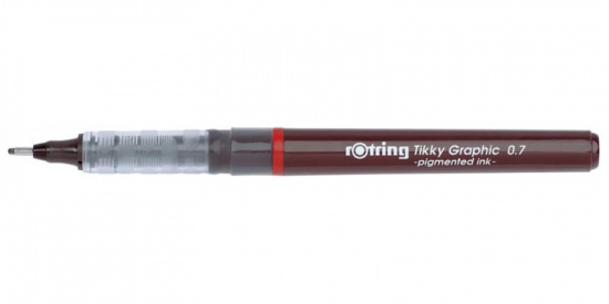 Ручка капиллярная "Tikky Grafic" чёрная 0.7мм