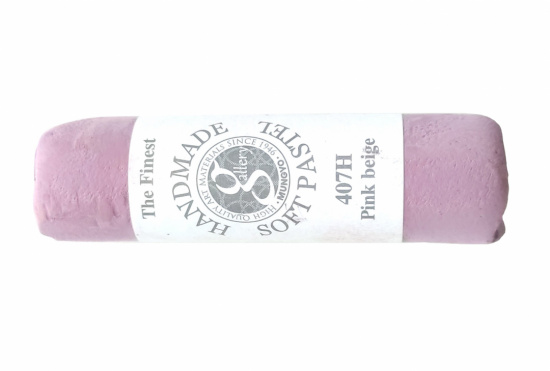 Пастель сухая мягкая круглая ручной работы №407, розовый бежевый