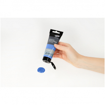 Краска акриловая художественная Гамма "Студия", 75мл, пластиковая туба, ирисово-синяя Краска акриловая художественная Гамма "Студия", 75мл, пластиковая туба, ирисово-синяя