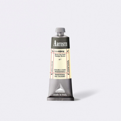 Масляная краска "Artisti", Ван-дик коричневый, 60мл Масляная краска "Artisti", Ван-дик коричневый, 60мл