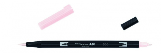 Маркер-кисть "Abt Dual Brush Pen" 800 бледно-розовый