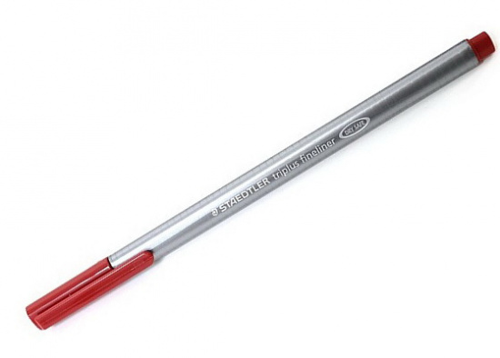 Ручка капиллярная "Triplus", 0.3мм, алый Ручка капиллярная "Triplus", 0.3мм, алый