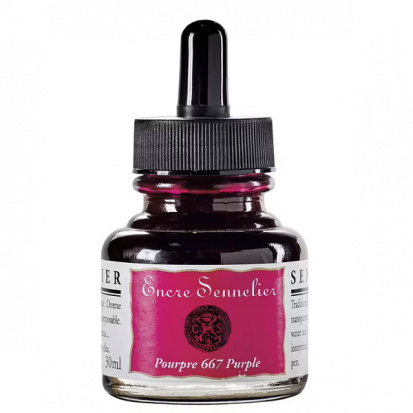 УЦЕНКА Тушь Sennelier Ink, 30 мл, пурпурный