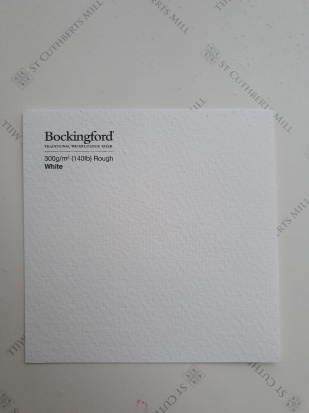 Склейка для акварели "Bockingford", белая, Rough \ Torchon, 300г/м2, 13x18см, 12л 