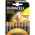 Батарейка Duracell Basic AAA (LR03) алкалиновая, 8BL (в упак. 8бат.)