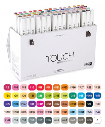 Набор Touch Twin Brush, 60 цветов серия A