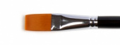Кисть для акрила "Amsterdam 342" синтетика мягкая плоская, ручка длинная №20