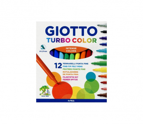 Набор фломастеров "Turbo Color", 12 цв
