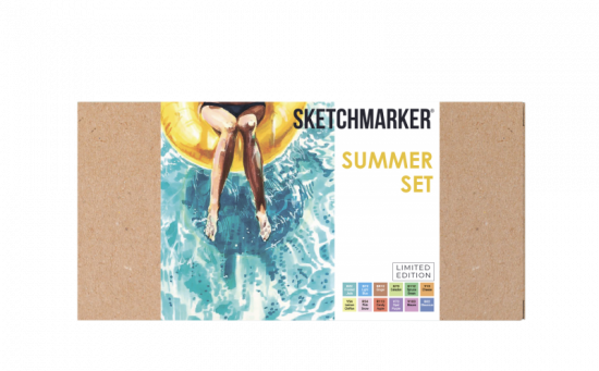 Набор маркеров Sketchmarker SUMMER SET 12шт лимитированный