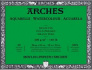 Блок для акварели "Arches" 300г/м2 46x61см 20л Grain fin склейка