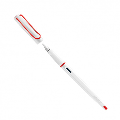 Ручка перьевая 015 "joy", Красно-белый, 1.1 мм