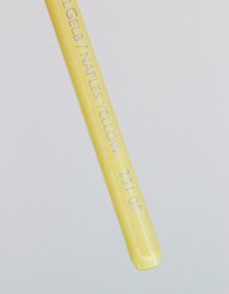 Акварельный карандаш без оболочки "Aqua Monolith", цвет 105 Неаполитанская желтая
