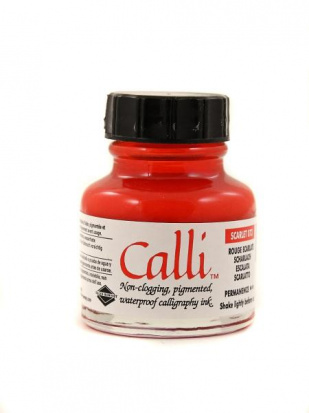 УЦЕНКА Чернила каллиграфии Daler Rowney "Calligraphy", Алые 29,5мл
