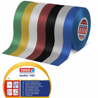 Лента универсальная, ПВХ, премиум, клеевой слой устойчив к УФ, 130 мкм, 33 м х 19 мм