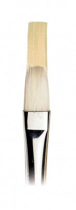 Кисть для масляных красок "Artists Hog Brush", удлиненная выставка, плоская, щетина, №4
