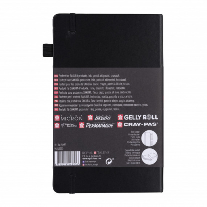 Скетчбук 13x21 см, 140г/м2, 80л, твердая обложка, кремово-белые листы Скетчбук 13x21 см, 140г/м2, 80л, твердая обложка, кремово-белые листы