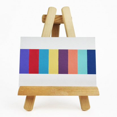 Набор акриловых красок "Де Люкс", Индия, 8цв, 20мл