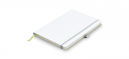 Записная книжка Лами, мягкий переплет, формат А6, белый цвет, 192стр, 90г/м2