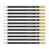 Набор чернографитных карандашей "Academia", 12 шт, 2H-10B