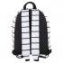 Рюкзак, универсальный, сити-формат, белый в полоску, 20 литров, 41х32х14 см