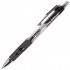 Ручка гелевая "Officer", корпус тонированный черный, узел 0,5мм, линия 0,35мм, черная
