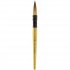 Кисть художественная синтетика Гамма "GOLD BRUSH", круглая №12 французское крепление, кор. ручка