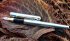 Ручка перьевая Luxor "Marvel" синяя, 0,8мм, корпус хром/золото