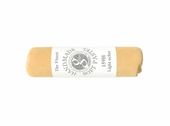 Пастель сухая мягкая круглая ручной работы №159, светлая охра