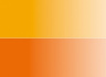 Набор акварельных красок в кюветах "Aquafine Sets", 2 шт, индийский желтый/оранжевый