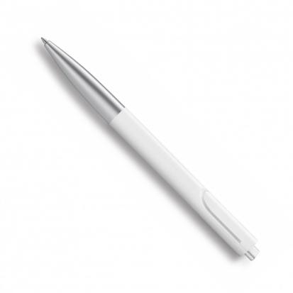 Ручка шариковая Лами 283 "Noto", Белый, M16, черный стержень, толщина линии 1мм