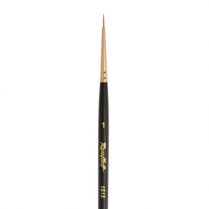 Кисть имит.колонка круглая короткая ручка "1S15" №1 для масла, акрила, гуаши, темперы Кисть имит.колонка круглая короткая ручка "1S15" №1 для масла, акрила, гуаши, темперы