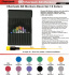 Набор маркеров Chartpak "AD Markers" Basic Plastic Travel Case (основные цвета) 12шт