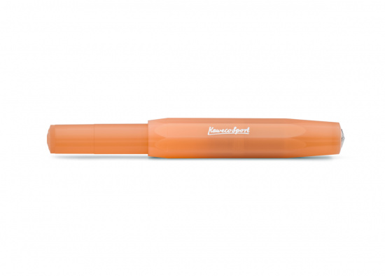 Ручка-роллер "FROSTED Sport" 0.7мм корпус мандариновый
