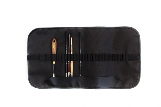 Скрутка для хранения кистей, 26х48 см, черная Скрутка для хранения кистей, 26х48 см, черная