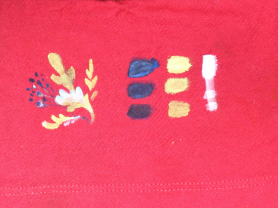 Акрил по ткани Decola, красный перламутровый 50мл