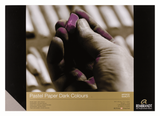 Альбом для пастели "Rembrandt" 160г/м2 A3 склейка 30л по 1 стороне темные тона