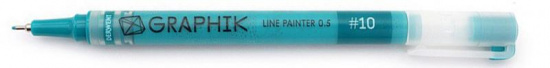 Ручка капиллярная Graphik Line Painter №10 морская волна