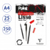 Склейка для смешанных техник "Paint'ON Smooth", 25л., A4, 250г/м2, белый