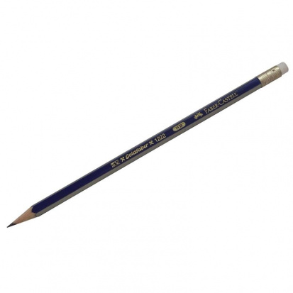 Карандаш графитовый "Goldfaber 1222" с ластиком HB