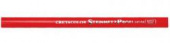 Плотничий карандаш, корпус красного цвета, твердость-очень твердый, длина 17,5 см