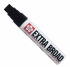 Маркер "Extra Broad" экстра толстый перманентный черный стержень 10*17мм