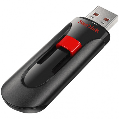 Память SanDisk "Cruzer Glide" 16GB, USB 2.0 Flash Drive, красный, черный Память SanDisk "Cruzer Glide" 16GB, USB 2.0 Flash Drive, красный, черный