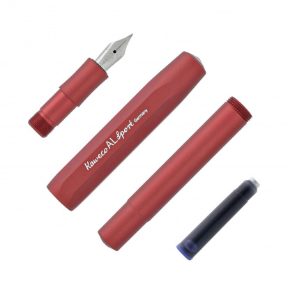 Ручка перьевая AL Sport M 0.9мм корпус красный