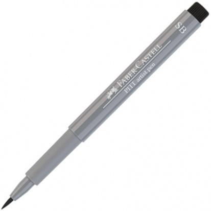 Ручка капиллярная Рitt Pen Soft brush, холодный серый III 